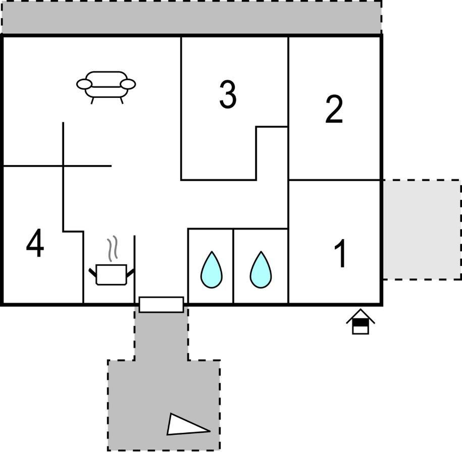 4 Bedroom Nice Apartment In אופטיה מראה חיצוני תמונה
